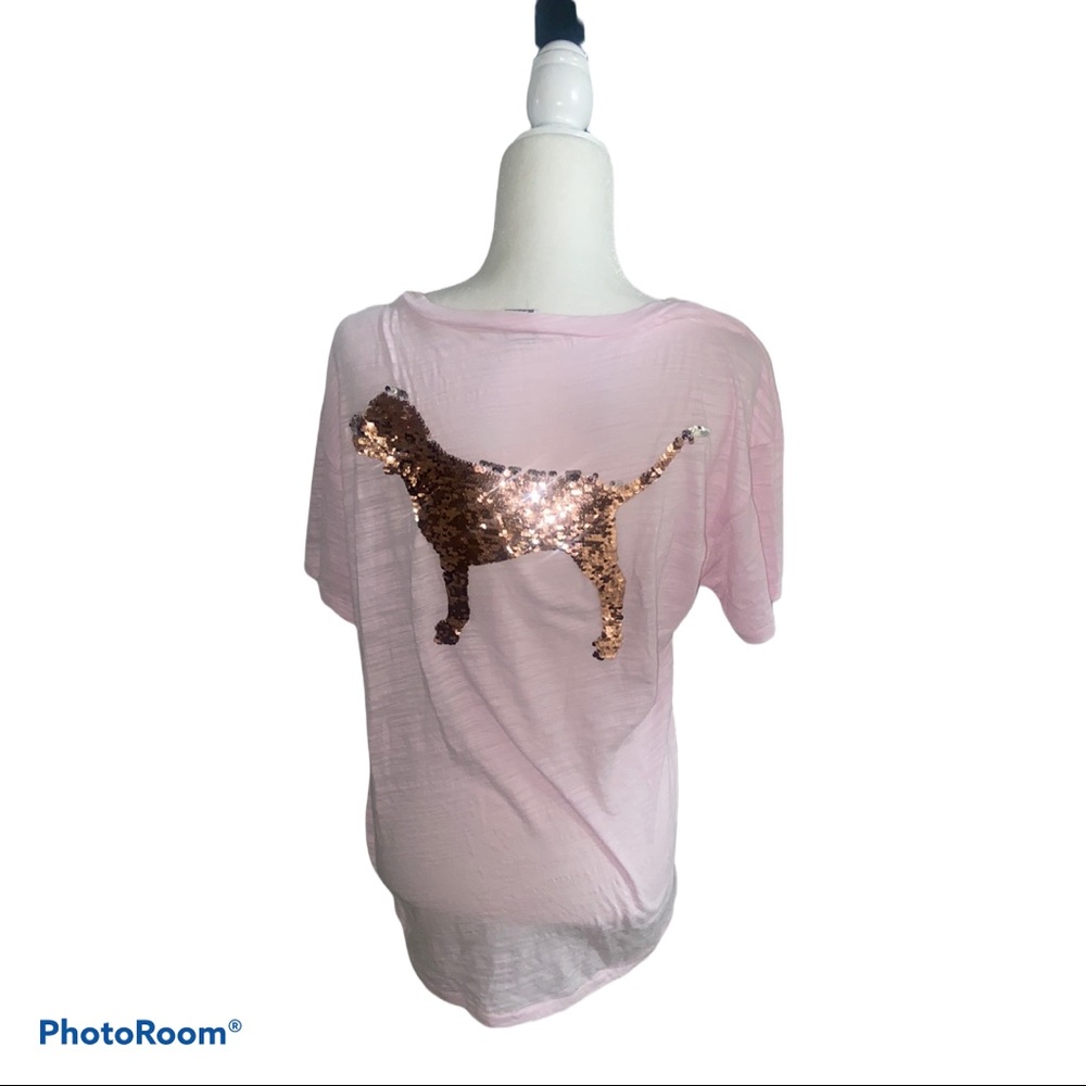 Pink Victoria Secret Dog Rosegold Med - Picture 3 of 6